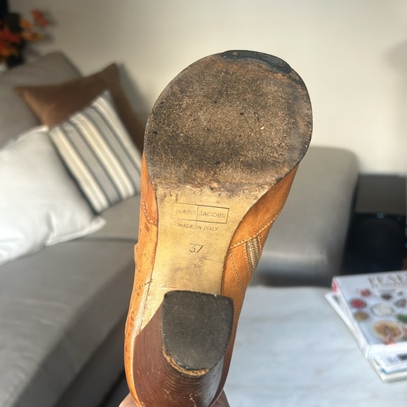 Mark Jacobs light brown leather boots - Picture 4 of 5